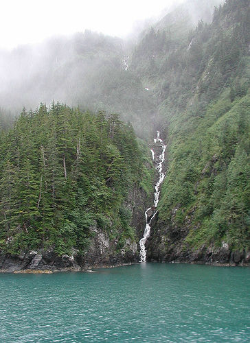 Waterfall in Blackstone Bay