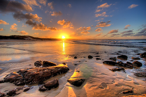 Fraser Island sunset, Australia