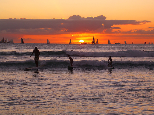 Waikiki Beach Sunset