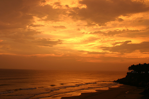 Sunset in Varkala