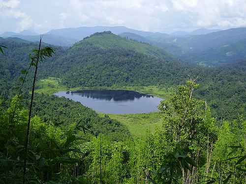 The Palak lake, Mizoram, India