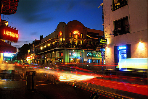 Evening on Bourbon Street