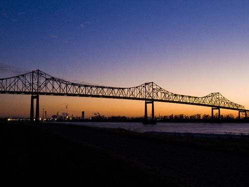 The Sunshine Bridge in St. James Parish to Donaldsonville, LA